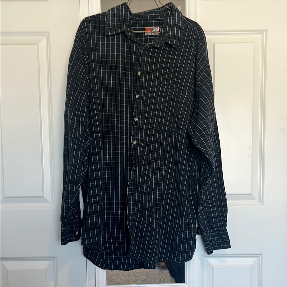 Copper Canyon Long Sleeve Plaid Button Down Size 2XLT